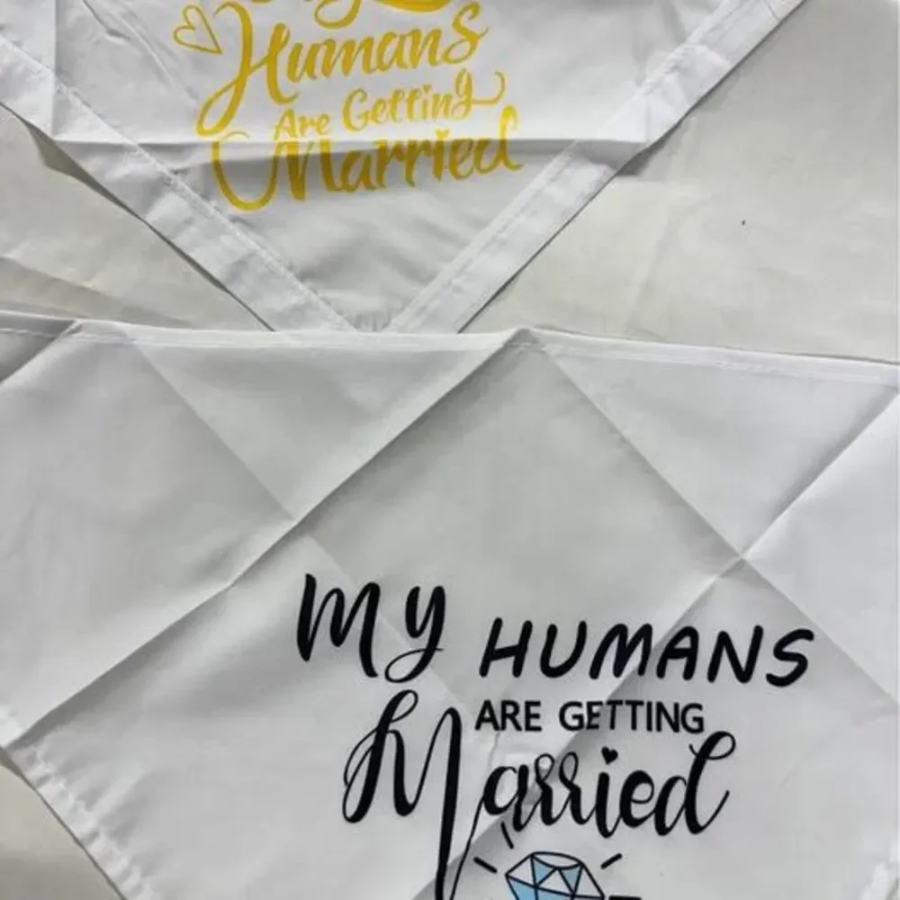 My Humans Are Getting Married Dog Cat Pet Bandanas